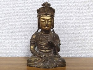 金銅仏 観音菩薩坐像