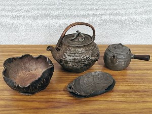 錫製　煎茶道具