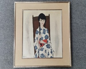 高沢圭一　油彩画　亜子（娘）の肖像